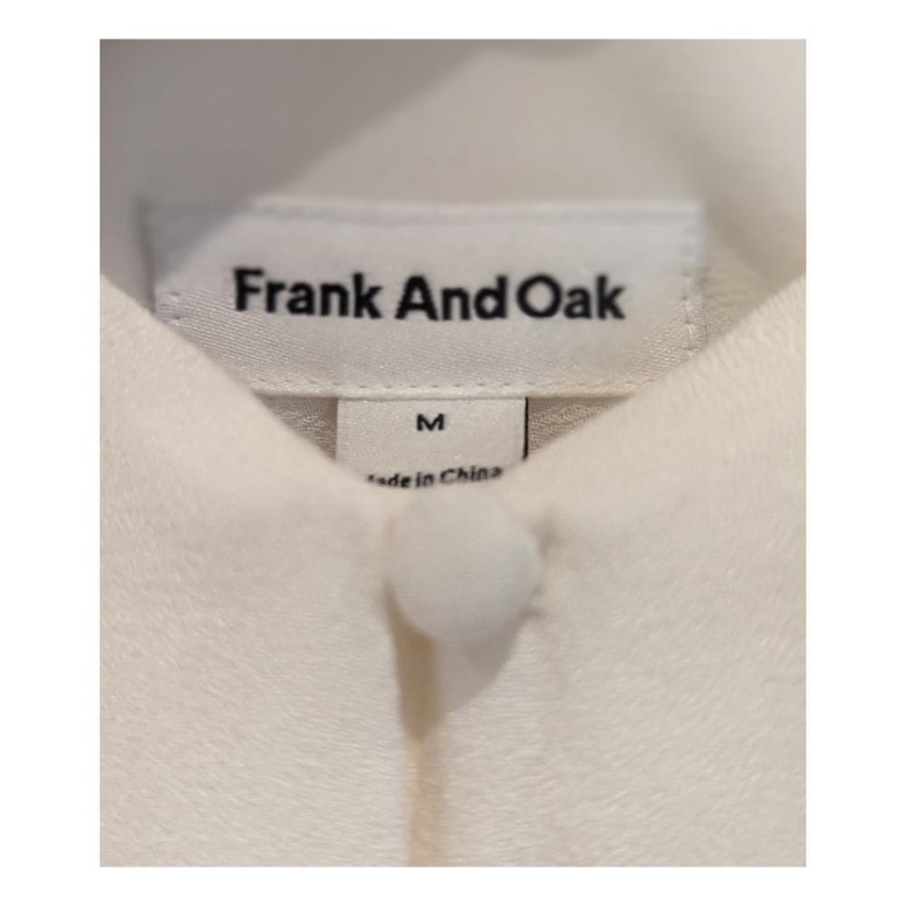 COPY - Frank And Oak~Ivory Button Down Chiffon Cami~Medium - Picture 4 of 7